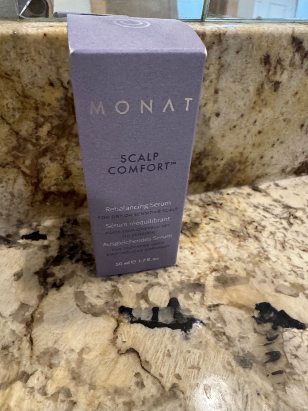 MONAT Scalp Comfort Rebalancing Serum - Lavender Bottle